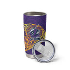 Personalized Melbourne Storm Tumbler Cup Polynesian Tribal Chest and Sleeve Tattoo