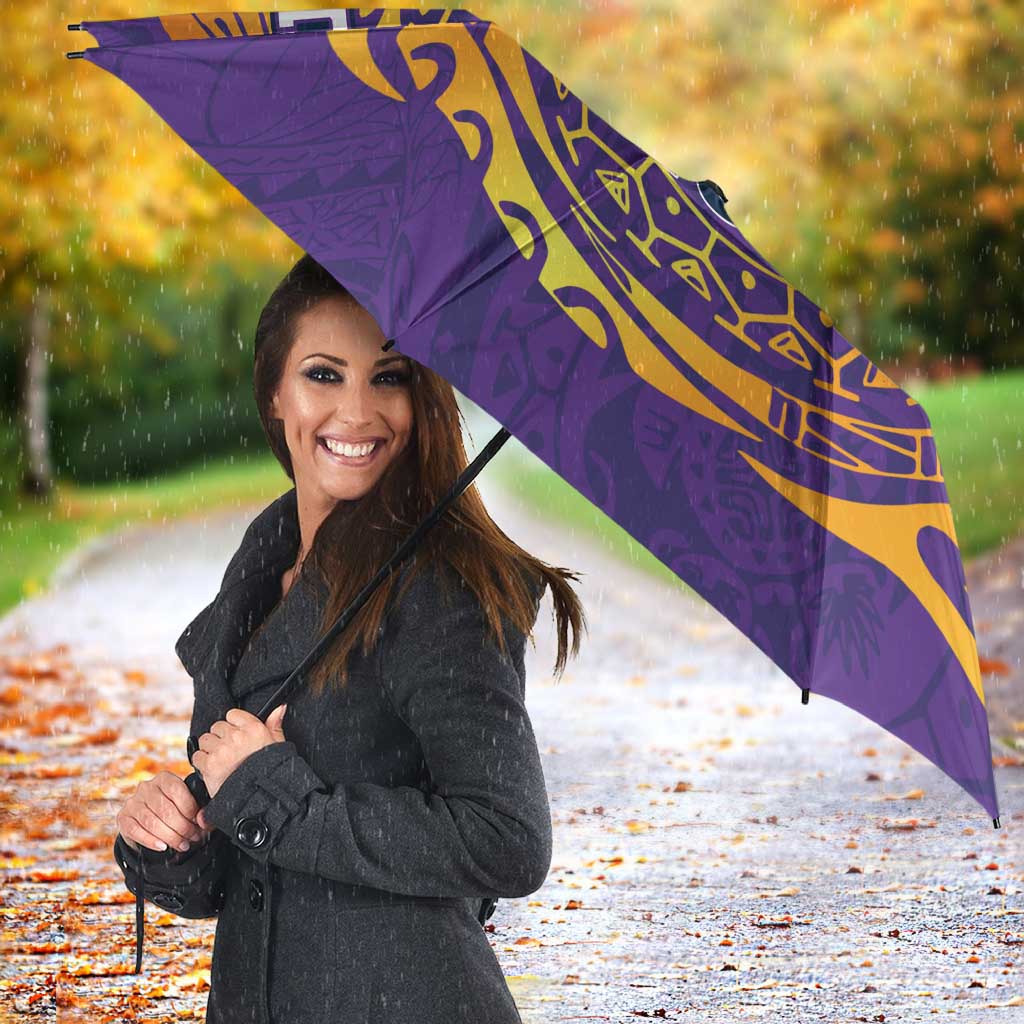 Personalized Melbourne Storm Umbrella Polynesian Tribal Chest and Sleeve Tattoo