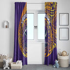 Personalized Melbourne Storm Window Curtain Polynesian Tribal Chest and Sleeve Tattoo