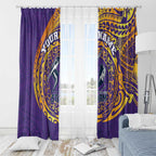 Personalized Melbourne Storm Window Curtain Polynesian Tribal Chest and Sleeve Tattoo
