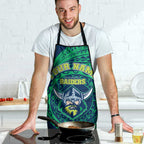 Personalized Canberra Raiders Apron Polynesian Tribal Chest and Sleeve Tattoo