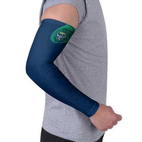 Personalized Canberra Raiders Arm Sleeves Polynesian Tribal Chest and Sleeve Tattoo