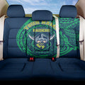 Personalized Canberra Raiders Back Car Seat Cover Polynesian Tribal Chest and Sleeve Tattoo