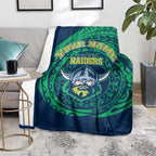 Personalized Canberra Raiders Blanket Polynesian Tribal Chest and Sleeve Tattoo