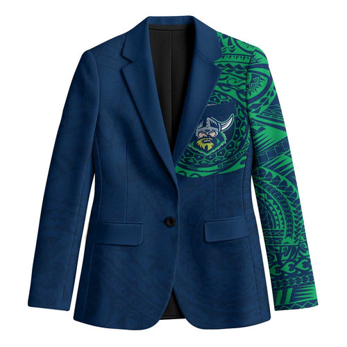Personalized Canberra Raiders Blazer Polynesian Tribal Chest and Sleeve Tattoo