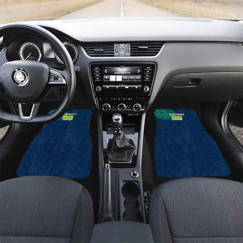 Personalized Canberra Raiders Car Mats Polynesian Tribal Chest and Sleeve Tattoo