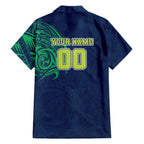 Personalized Canberra Raiders Family Matching Mermaid Dress and Hawaiian Shirt Polynesian Tribal Chest and Sleeve Tattoo