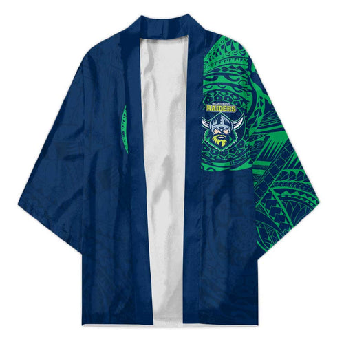 Personalized Canberra Raiders Kimono Polynesian Tribal Chest and Sleeve Tattoo