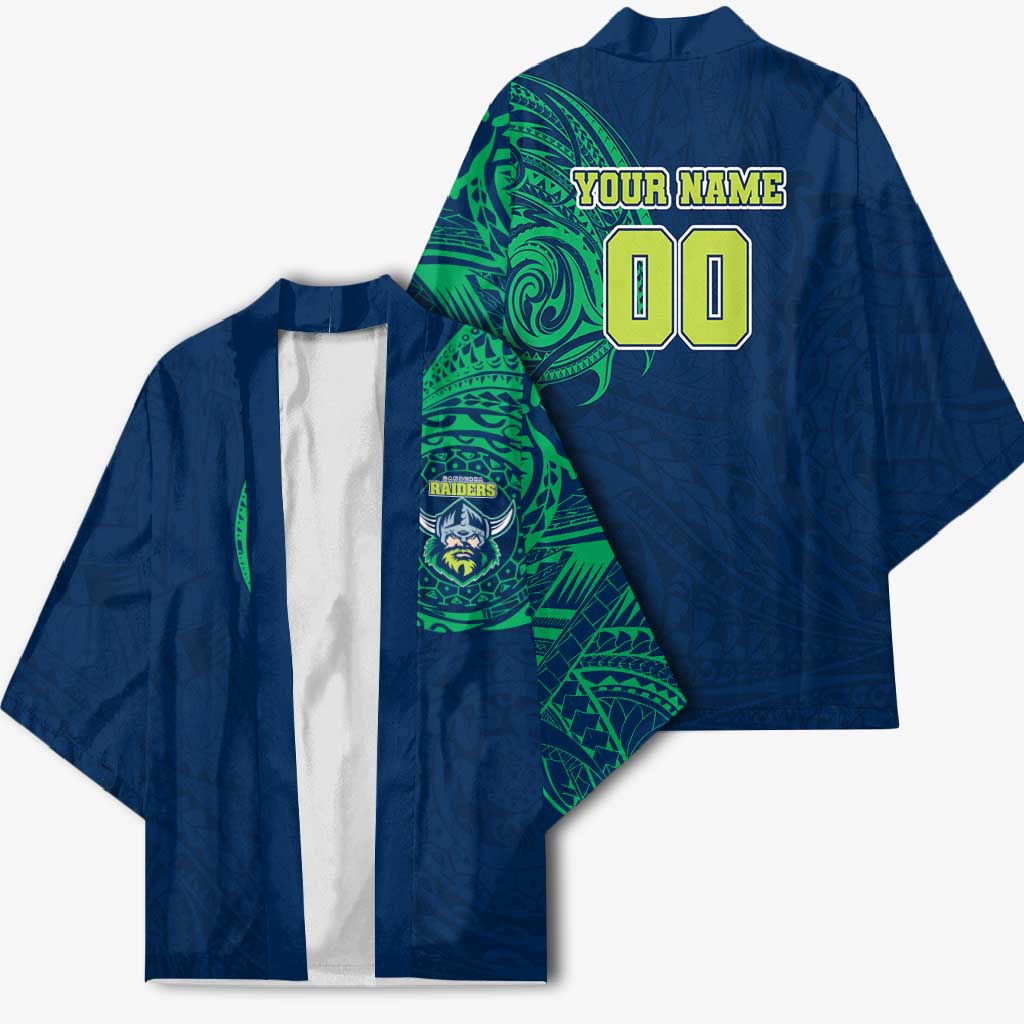 Personalized Canberra Raiders Kimono Polynesian Tribal Chest and Sleeve Tattoo