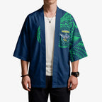 Personalized Canberra Raiders Kimono Polynesian Tribal Chest and Sleeve Tattoo