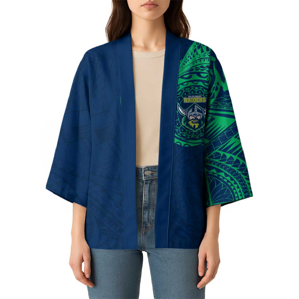 Personalized Canberra Raiders Kimono Polynesian Tribal Chest and Sleeve Tattoo