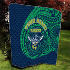 Personalized Canberra Raiders Quilt Polynesian Tribal Chest and Sleeve Tattoo