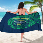 Personalized Canberra Raiders Sarong Polynesian Tribal Chest and Sleeve Tattoo