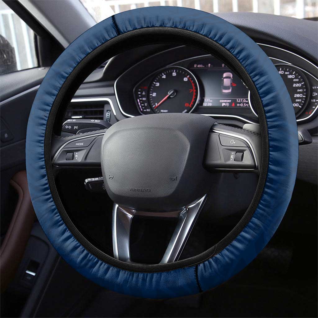 Canberra Raiders Steering Wheel Cover Polynesian Tribal Chest and Sleeve Tattoo