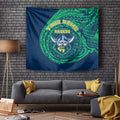 Personalized Canberra Raiders Tapestry Polynesian Tribal Chest and Sleeve Tattoo