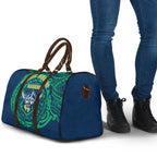 Personalized Canberra Raiders Travel Bag Polynesian Tribal Chest and Sleeve Tattoo