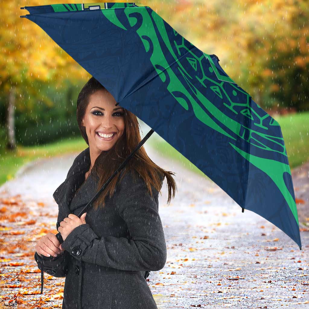 Personalized Canberra Raiders Umbrella Polynesian Tribal Chest and Sleeve Tattoo
