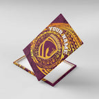Personalized Brisbane Broncos Canvas Wall Art Polynesian Tribal Chest and Sleeve Tattoo
