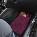 Personalized Brisbane Broncos Car Mats Polynesian Tribal Chest and Sleeve Tattoo