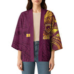 Personalized Brisbane Broncos Kimono Polynesian Tribal Chest and Sleeve Tattoo