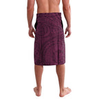 Personalized Brisbane Broncos Lavalava Polynesian Tribal Chest and Sleeve Tattoo