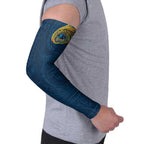 Personalized Gold Coast Titans Arm Sleeves Polynesian Tribal Chest and Sleeve Tattoo