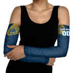 Personalized Gold Coast Titans Arm Sleeves Polynesian Tribal Chest and Sleeve Tattoo