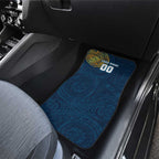 Personalized Gold Coast Titans Car Mats Polynesian Tribal Chest and Sleeve Tattoo