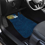 Personalized Gold Coast Titans Car Mats Polynesian Tribal Chest and Sleeve Tattoo