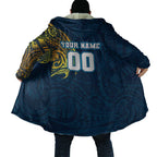 Personalized Gold Coast Titans Cloak Polynesian Tribal Chest and Sleeve Tattoo