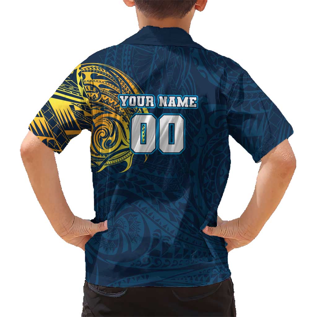 Personalized Gold Coast Titans Family Matching Mermaid Dress and Hawaiian Shirt Polynesian Tribal Chest and Sleeve Tattoo