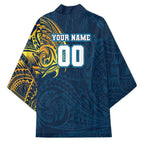 Personalized Gold Coast Titans Kimono Polynesian Tribal Chest and Sleeve Tattoo