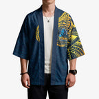 Personalized Gold Coast Titans Kimono Polynesian Tribal Chest and Sleeve Tattoo
