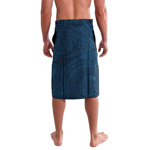 Personalized Gold Coast Titans Lavalava Polynesian Tribal Chest and Sleeve Tattoo