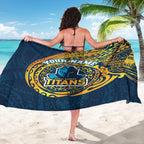 Personalized Gold Coast Titans Sarong Polynesian Tribal Chest and Sleeve Tattoo