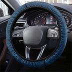 Gold Coast Titans Steering Wheel Cover Polynesian Tribal Chest and Sleeve Tattoo