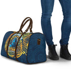 Personalized Gold Coast Titans Travel Bag Polynesian Tribal Chest and Sleeve Tattoo