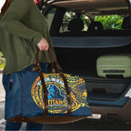 Personalized Gold Coast Titans Travel Bag Polynesian Tribal Chest and Sleeve Tattoo