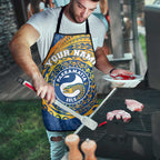 Personalized Parramatta Eels Apron Polynesian Tribal Chest and Sleeve Tattoo