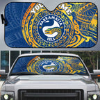 Personalized Parramatta Eels Auto Sun Shade Polynesian Tribal Chest and Sleeve Tattoo