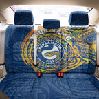 Personalized Parramatta Eels Back Car Seat Cover Polynesian Tribal Chest and Sleeve Tattoo