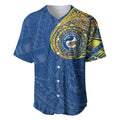 Personalized Parramatta Eels Baseball Jersey Polynesian Tribal Chest and Sleeve Tattoo