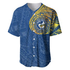 Personalized Parramatta Eels Baseball Jersey Polynesian Tribal Chest and Sleeve Tattoo