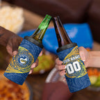 Personalized Parramatta Eels 4 in 1 Can Cooler Tumbler Polynesian Tribal Chest and Sleeve Tattoo