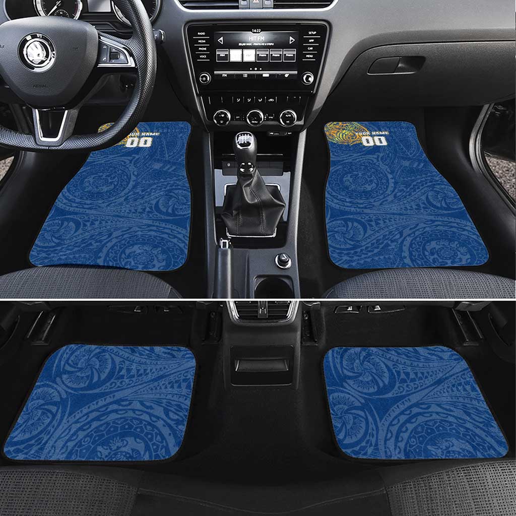 Personalized Parramatta Eels Car Mats Polynesian Tribal Chest and Sleeve Tattoo
