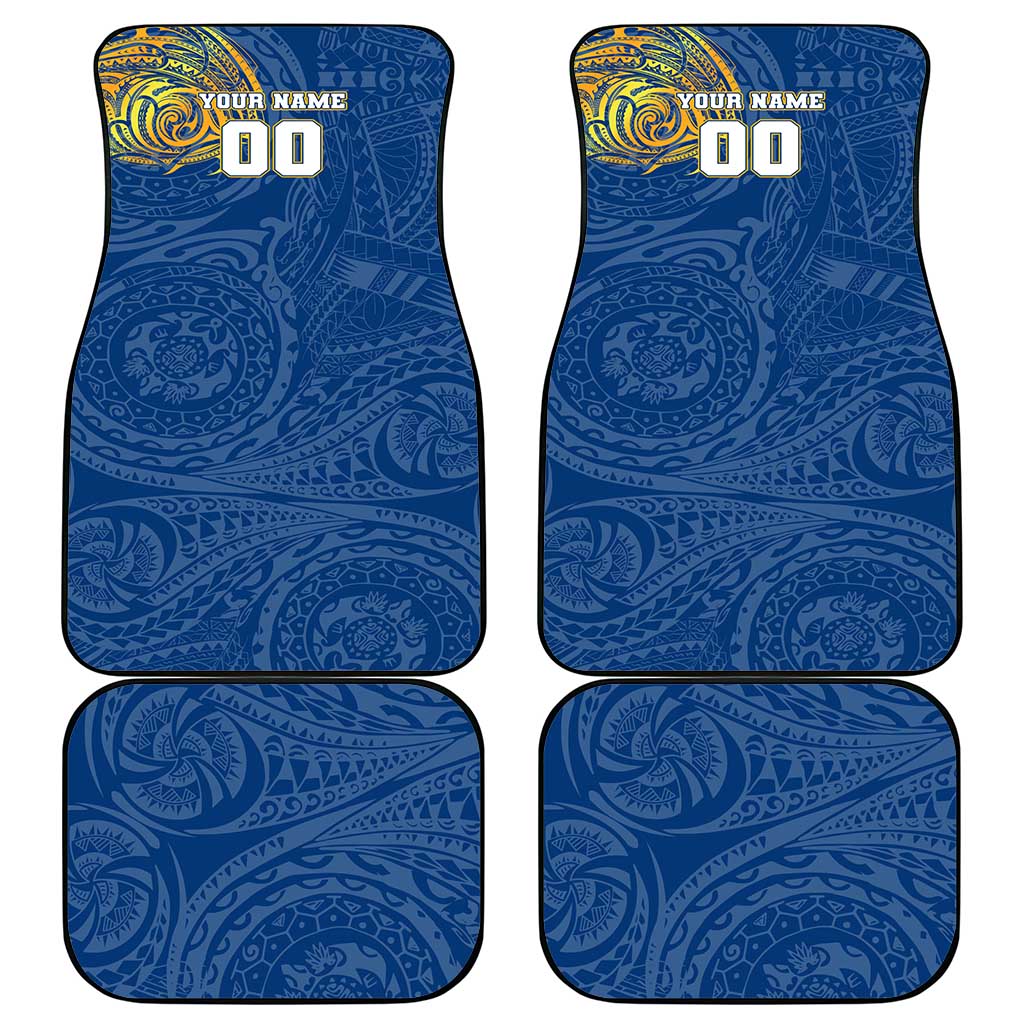 Personalized Parramatta Eels Car Mats Polynesian Tribal Chest and Sleeve Tattoo