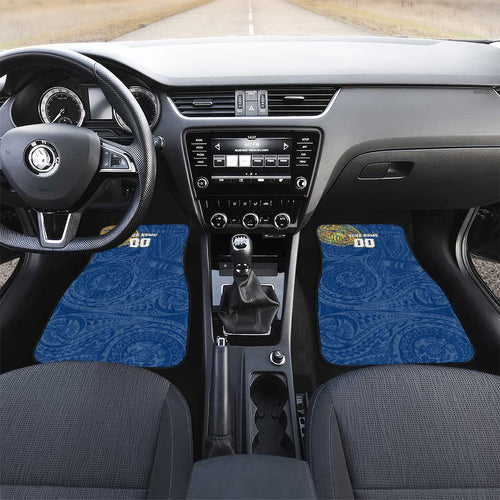 Personalized Parramatta Eels Car Mats Polynesian Tribal Chest and Sleeve Tattoo