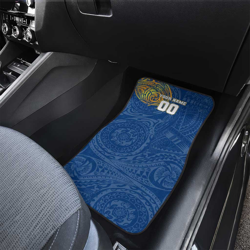 Personalized Parramatta Eels Car Mats Polynesian Tribal Chest and Sleeve Tattoo