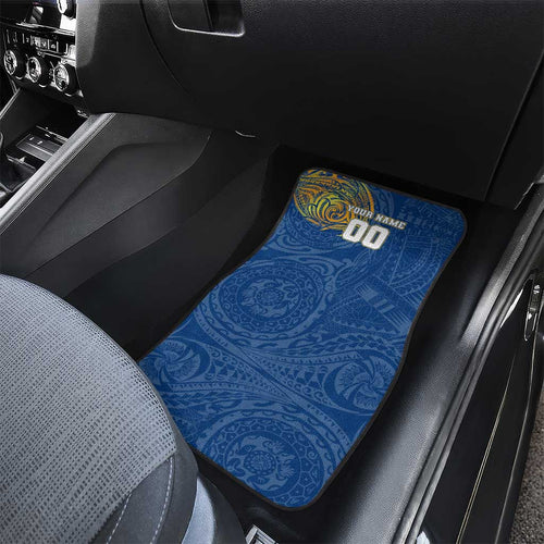 Personalized Parramatta Eels Car Mats Polynesian Tribal Chest and Sleeve Tattoo