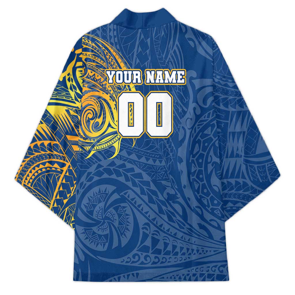 Personalized Parramatta Eels Kimono Polynesian Tribal Chest and Sleeve Tattoo